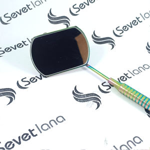 Pinzas de pestañas en forma de nube dorada con espejos Producto Premium - Product Image 3