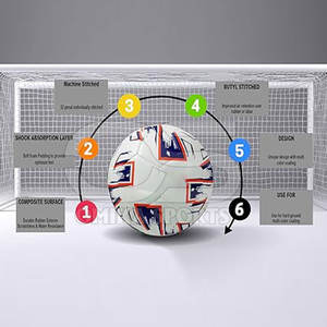 Balón de fútbol de alto rendimiento, paneles cosidos a máquina, perfecto para escuelas, clubes y promociones - Product Image 3
