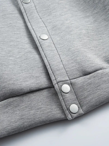 Jersey con capucha y cuello mandarín Retro a la moda para hombre, chaqueta impermeable a prueba de viento, Sudadera corta de béisbol de Golf de ajuste limpio para invierno - Product Image 5