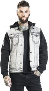 Veste en jean de destruction pour hommes de haute qualité OEM logo personnalisé loisirs blanchi grande taille matelassé respirant en peau de mouton nouvelle mode - Product Image 4