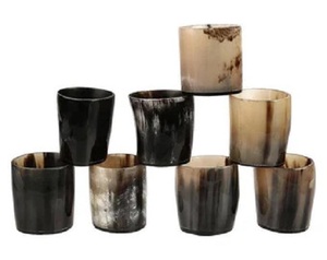 High Quality Ox Horn Short Cup Leak-Proof <b>Lid</b> and Glass Vacuum Insulation <b>Ceramic</b> Cups <b>for</b> Party <b>for</b> Beer and Coffee - Product Image 1