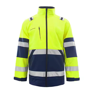 Chaqueta de trabajo de seguridad personalizada 2025 para trabajadores Diseño personalizado con bolsillos de seguridad de chaqueta con cremallera de alta calidad - Product Image 4