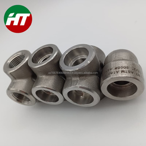 Raccords filetés forgés en acier ASTM A105 90° coude NPS A350 Lf2 3000 Sw de 14 pouces - Product Image 4