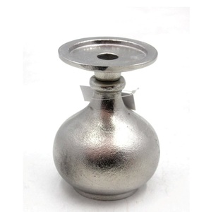 Modern Design Round Shape Iron <b>Decorative</b> Metal Candle Pillar Holder Brass Plating With Home Decoration Customized - Product Image 4