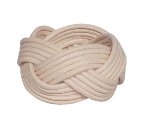 ALFOMBRAS NAPKIN ANILLO COLOR NATURAL Servilleteros redondos hechos a mano para bodas, fiestas, restaurantes/hoteles, servilletero surtido - Product Image 4