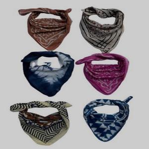 handmade Manufacturer Custom Printed 100% Organic Cotton Square Bandana <b>Scarf</b> Fashionable Design Silk Modal Polyester - Product Image 3