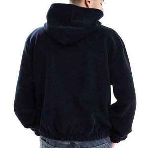 Sudadera con capucha de gran tamaño bordada de otoño unisex, ropa de calle holgada, jersey de lana de algodón - Product Image 3