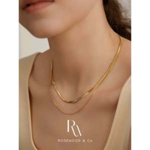 Collana a spina di pesce multistrato color oro con motivo geometrico, stile religioso grazioso, ideale come regalo per feste, con giada, diamante e perla - Product Image 6