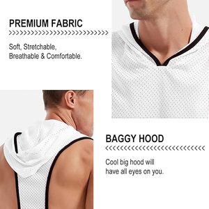 <b>Men</b> sports <b>vest</b> sleeveless <b>gym</b> workout tank top breathable quick dry fitness activewear for running and training - Product Image 4