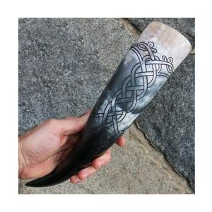 Jarra Artesanal Estilo Animal Real, Cuerno Vikingo para Beber, Pulido, para Cerveza, Sidra, Artesanía Natural, Ecológico, Personalizado - Product Image 3