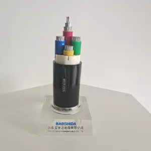 Werkseitig hitze beständige xlpe-Kabel mit elektro magnetischer Interferenz PVC-Draht Strukturell stabiles Aluminium-Kupfer-Stromkabel