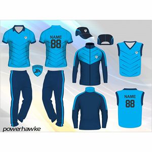 Maillot de cricket sportif de qualité supérieure, à l'allure simple, avec logo personnalisé et nom d'équipe pour garçons, best-seller - Product Image 3