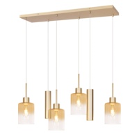 Lustre moderne à 6 têtes réglables pour îlot de cuisine, table à manger, salon, style européen