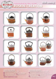 Théière en verre borosilicate résistant à la chaleur de 800 ml avec couvercle en acier inoxydable, style Europe du Nord, pour boissons chaudes/froides, vente en gros 3306320-0.8 - Product Image 6