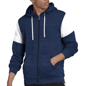 Vente en gros quantité en vrac Sweats à capuche en coton personnalisés pour hommes derniers modèles de fitness Sweats à capuche avec fermeture éclair pour hommes - Product Image 1