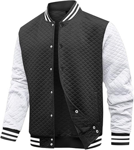 custom quality <b>Men</b> <b>Varsity</b> <b>Jacket</b> Lightweight <b>Jacket</b> Causal Waffle Letterman <b>Bomber</b> <b>Jackets</b> - Product Image 3