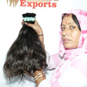 100% Wholesale Best Quality Cuticle Aligned <b>Black</b> Woman Virgin Bulk Straight Vietnamese Temple Human <b>Hair</b> <b>Extensions</b> - Product Image 2