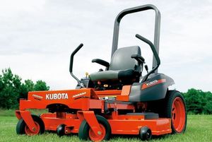 Tondeuse autoportée à braquage zéro robuste de 1600 W avec moteur Kubota 190 cm³ 4 temps de qualité industrielle pour l'entretien des pelouses commerciales. - Product Image 2