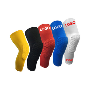 สายรัดเข่าแบบปรับได้ผ้าไนลอนยืดหยุ่นปรับได้สำหรับเล่นกีฬาปรับได้ - Product Image 1