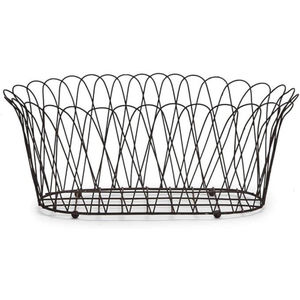 Great Quality Metal <b>Wire</b> Oval Planter Basket Vintage Metal Storage Organizer For Home <b>Garden</b> Decoration Basket Excellent Price - Product Image 1