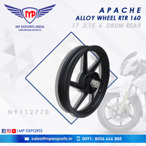 Best Alloy Wheel Drum Rear for Two Wheeler of Apache for Alternative Spares Part - Product Image 3