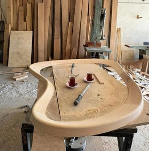 Miroir mural en bois de noyer massif fait à la main, écologique, léger, design Art Déco, forme compacte, prix abordable - Product Image 6