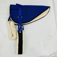 Sangle de selle légère et personnalisable en maille pour cheval, garnie de mousse, avec doublure en fourrure, durable et confortable, imprimée sur mesure pour l'équitation