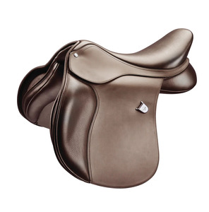 Selle de cheval en cuir pleine fleur de luxe, selle d'équitation western durable, équipement équestre professionnel pour l'entraînement et la course - Product Image 2