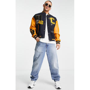 Veste de baseball brodée de haute qualité OEM Fabricants de vêtements personnalisés veste pour hommes Vestes Letterman pour Offre Spéciale - Product Image 6