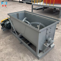 Mélangeur horizontal à ruban Mingda pour engrais 1,5-8 T/H, machine de mélange de poudres et granulés en acier au carbone et acier inoxydable avec moteur AC