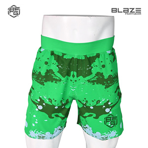 Nuevo modelo de pantalones cortos Unisex para correr y entrenar para hombres, estilo MMA de buena calidad, patrón ecológico, decoración multicolor, MOQ bajo - Product Image 2