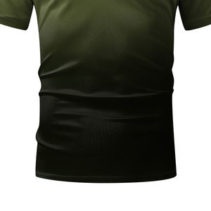 เสื้อยืดผ้าฝ้ายสำหรับผู้ชายแขนสั้นผ้าคอตตอนพิมพ์ลายปักผ้าโพลีเอสเตอร์100% หรูหราลำลองคลาสสิกแบบคลาสสิก - Product Image 5