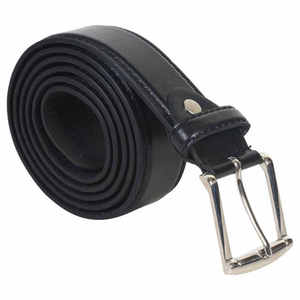 Ceinture en cuir véritable de peau de vache décontractée de haute qualité du Pakistan Boucle solide Style de fête Logo personnalisé Prix bas - Product Image 5