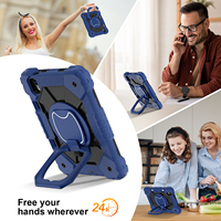 Étui robuste en silicone pour tablette PC, coque antichoc avec support pour stylet pour iPad Mini 7 A17 Pro Mini 6 8.3