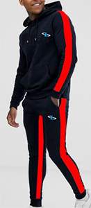 Vêtements de sport personnalisés pour hommes Survêtements de jogging avec fermeture éclair Joggers d'entraînement pour hommes Survêtement en nylon coupe-vent en polyester - Product Image 4