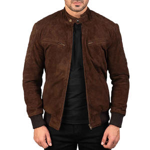 Comfortable Size Men's Leather Jackets Hot Sales <b>Factory</b> Made Personalized logo for Men's Leather Jackets - Product Image 1