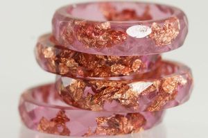 กำไลข้อมืออะคริลิคทำจากเรซินหลากสีสำหรับผู้หญิง - Product Image 6