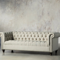 Canapé Chesterfield moderne, classique et luxueux pour la vie à domicile, meubles de salon rembourrés