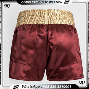 Pantalones cortos de Kick Boxing tailandeses cortos pantalones cortos de boxeo sublimación Muay Thai pantalones cortos personalizados - Product Image 5