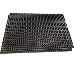 Alfombra de Baño Rectangular Minimalista de Microfibra con Base de Espuma Viscoelástica Antideslizante, Color Beige Sólido para el Suelo del Baño - Product Image 1