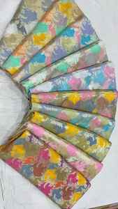 Tela de brocado Rangkat bordada brillante para vestidos de noche y saris para ropa de moda precio de fábrica - Product Image 2