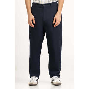 Pantalon Oxford Business Casual Coupe Droite Taille Moyenne Tailles XL et 3XL Lavage Coloré Boutons et Fermetures Éclair Décoratifs Léger - Product Image 4