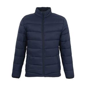 Logotipo personalizado de poliéster de los hombres Heavy Winter Puffer Bubble Jacket Coat Puffer Jacket con capucha - Product Image 5