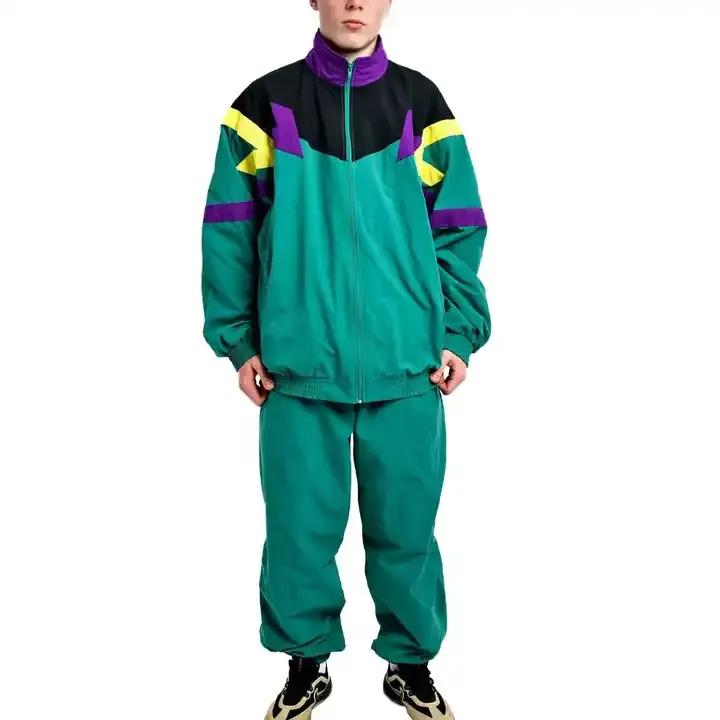 2024 Tùy Chỉnh Baggy Dây Kéo Áo Gió Đường Phố Mặc Tracksuit Thiết Kế Mới Chất Lượng Cao Cộng Với Kích Thước Bộ Funky