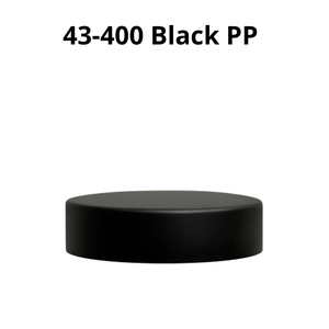 Tapa de rosca negra de aluminio y plástico 43-400, antiderrame, para frascos y botellas de cosméticos, fabricante de Vietnam - Product Image 3