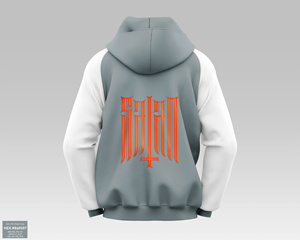 Sudadera con capucha negra de moda con estampado de letras góticas vintage, sudadera unisex de estilo callejero para ropa de hombre y mujer - Product Image 6