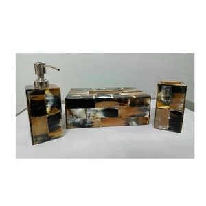 Juego de baño al por mayor de 5 jaboneras para cuarto de ducha y soporte dispensador de pasta de dientes juegos de productos de baño de diseño único - Product Image 3