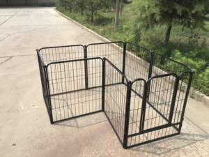 Valla Metálica Plegable Resistente para Perros Grandes, para Interiores y Exteriores - Product Image 5