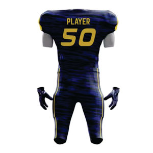 Conjunto personalizado de 12 uniformes de fútbol americano para adultos y jóvenes, Jersey y pantalón transpirables por sublimación con diseño impreso - Product Image 4