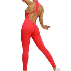 Combinaison de sport de haute qualité personnalisée grande taille pour femmes, combinaison d'entraînement et de fitness respirante pour l'été, ensemble de vêtements de sport OEM - Product Image 2